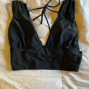 Geode Swimwear Black Women's Bikini Top